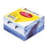 BRAUBERG / Self-adhesive block (sticker), 76x76 mm, 400 sheets, white, perimeter printing, assorted design