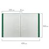 Folder 10 STAFF-ear, green, 0.5 mm