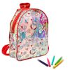 ORIGAMI / Origami / Set for creativity "Holographic backpack for coloring. Owl's fairy tales"