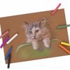 Dry pastel art BRAUBERG ART "DEBUT", 72 color, round cross-section