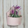 Kaemingk / Hanging planter Amalfi 20 * 10 cm pink, metal
