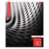 HATBER / Notebook, A5, 80 sh., Bracket, cage, cardboard cover, "New art" / 14 pcs.