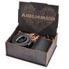 A set of "Favorite" passport cover + belt + gift box from wood