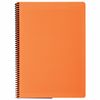 BRAUBERG / Notebook A4, 80 sheets, "Metropolis", plastic spiral, cage, plastic cover, ORANGE / 6 pcs.