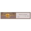 ЗОЛОТАЯ СКАЗКА / Invitation to a celebration 96x210 mm (spread 96x420 mm), "Bow", foil