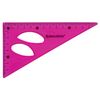 Set drawing large flexible BRAUBERG "FLEX" (line 30 cm, a triangle, a protractor), assorted