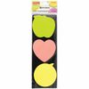 BRAUBERG / Self-adhesive block (stickers) curly NEON "Assorted", 3 colors x 50 sheets, euro hanger
