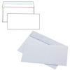 Envelopes E65 (110x220 mm), tear-off strip, white, SET of 1000 PCs, inner sealing
