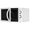 VEKTA MS720BHW microwave oven, 20 litre volume, 700 watt power, mechanical control, timer, white