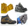 Protective gloves and work shoes