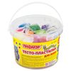 The plasticine plant-based (modeling dough) PYTHAGORAS, 12 colors, 360 g, plastic bucket