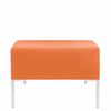 Poof "Host" M-43, 620 x620 x450 mm, eco-cozh, orange