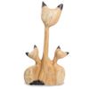 Decor and Gift / Wooden figurine "Cat family" 32 cm