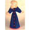Потешный промысел / Bambola ricordo in porcellana "Costume tradizionale invernale da donna, XVIII secolo"