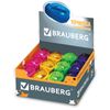 Sharpener BRAUBERG "Shuttle", with the container, elliptical, cuts in cardboard display