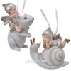 Kaemingk / Brinquedo árvore de natal Elf Veilr - Ville de Elfique 8 cm, pingente
