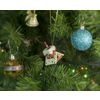 Toy Christmas tree "House with feet of Santa Claus" 1013