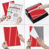Plastic covers for binding, A4, SET 100 pcs., 300 microns, red, BRAUBERG