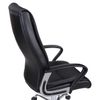 Office chair BRABIX "Forward EX-570", chrome, eco-leather, black