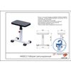 ARMS / Adjustable stool