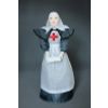 Потешный промысел / Porcelain souvenir doll "Sister of mercy. Uniform dress, late 19th - early 20th century"