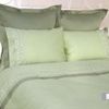 Bedding sets of mako-sateen with lace