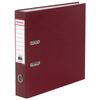 BRAUBERG Chemise de classement enduite PVC 70 mm Bordeaux (Double vie)