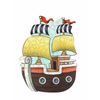 Woodlandtoys / Holzpuzzle "Schiff"