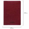 BRAUBERG / Quaderno 60 l. in una linea copertina in similpelle liscia, cuciture, B5 (179x250mm), BORDEAUX, VIVA / 2 pz.