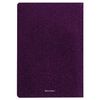 BRAUBERG / Notebook 48 y. checkered cover leatherette with sequins, stitching, A5 (147x210mm), Lilac, SPARKLE / 10 pcs.
