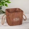Доляна / Doliana / Storage box Home, 17 × 17 × 14 cm, dark brown