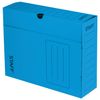 Caja de archivo con válvula A4 (260x325 mm), 100 mm, hasta 900 hojas, cartón microcorrugado, AZUL, PERSONAL