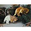 Ленивые Бобры / Christmas tree toy mirrored "Tiger"