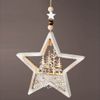 Kaemingk / Decorative lamp Star Apeldoorn Story - Christmas in the forest 14 cm, battery operated