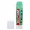 Glue stick BRAUBERG "COLOR Crystal", 15 g, clear, assorted, PVP