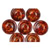 GamesDealer / Chips Dame-Backgammon Farbe Cognac-Elfenbein