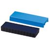 TRODAT / Dater-mini month in letters, "12 accounting terms", imprint 45x3.8 mm, blue, 4817, black case