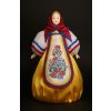 Потешный промысел / Porcelain souvenir doll "Matryoshka"