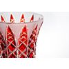 Гусевской Хрустальный завод / Crystal vase for flowers "Uralochka" small red
