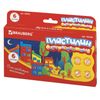 BRAUBERG plasticine fluorescent 6 colors, 90 g, with stack, carton