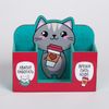 Сималенд / Organizer for stationery "Cat with coffee"