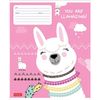 HATBER / Cuaderno 12 sh. jaula, cubierta de cartón, "¡Sonríe!" / 20 uds.