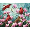 Опт-картина / Painting by numbers 40x50 Bright birds