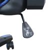 Computer chair BRABIX "GT Carbon GM-120", two pillows, eco-leather, black / blue