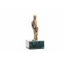 Золотая антилопа / Statuette "Hunter with a gun" on a stone