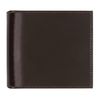 Purse mens BEFLER "Classic", 100х90 mm, genuine leather, button, brown