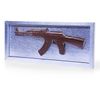 The sculpture of chocolate "Kalashnikov "