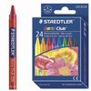 STAEDTLER / Crayons de cire "Noris Club", 24 couleurs, carton, Euro suspension