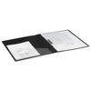 Folder with side metal press and inner pocket BRAUBERG "Contract", black, up to 100 sheets, 0.7 mm