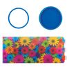 Stand-glass for stationery BRAUBERG, 3D effect, Flowers, D 87x106 mm